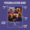Personalized Photo Night Light, Custom Photo Collage Frame Lamp