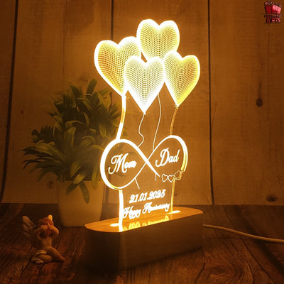 Customized 3D Illusion Led Lamps