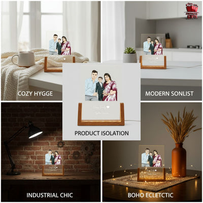 Personalized Ghibli LED Family Lamp