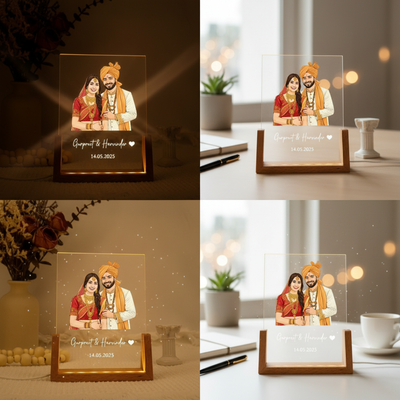 Personalized Ghibli LED Couple Lamp