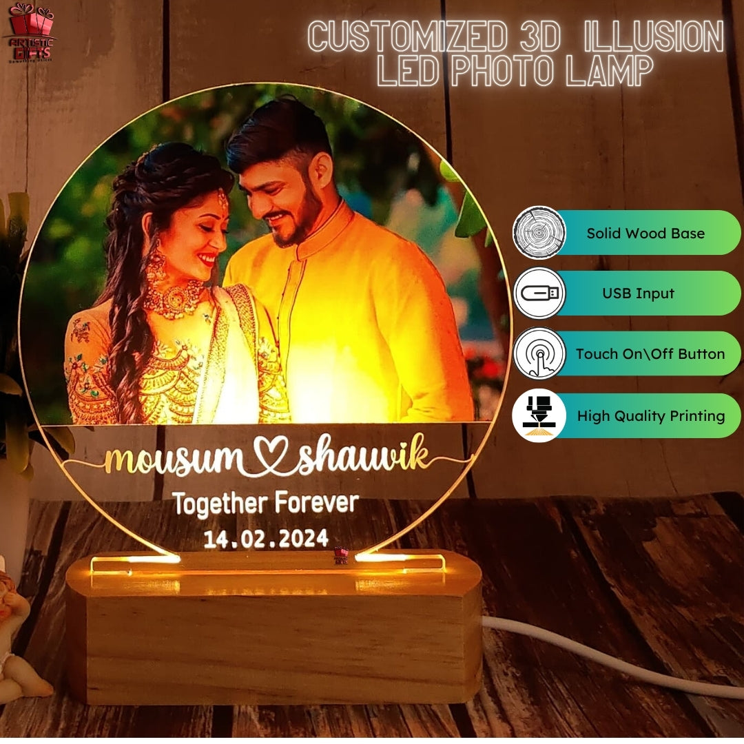 Customized Half Moon Led Lamp