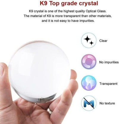 Artistic Gifts 3D Milky Way Crystal Ball Night Light | Dimmable Engraved LED Glass Ball Table Lamp with USB and Wooden Base for Home Decor, Office, Birthday Gift, Housewarming & Kids Bedroom.