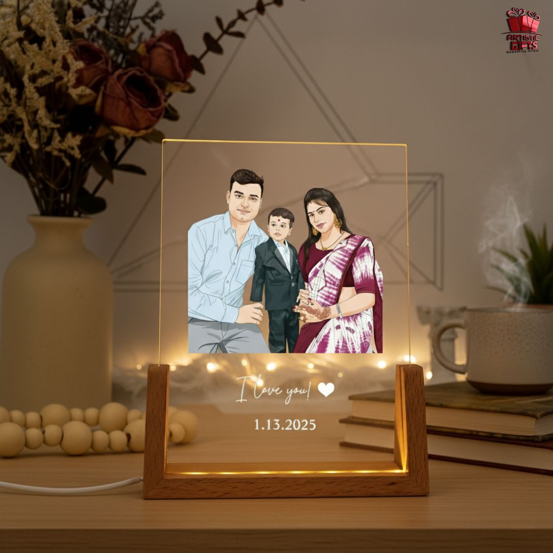 Personalized Ghibli LED Family Lamp