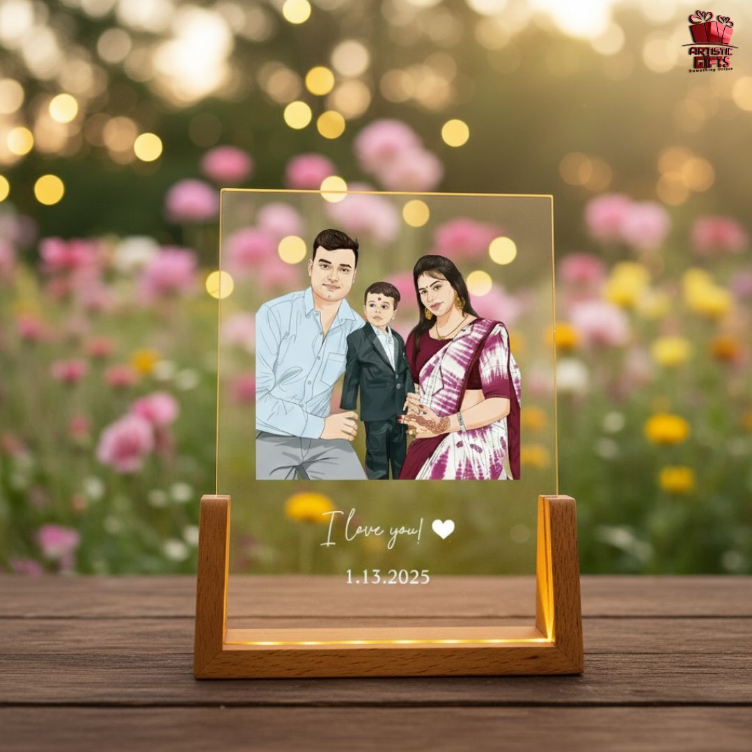 Personalized Ghibli LED Family Lamp