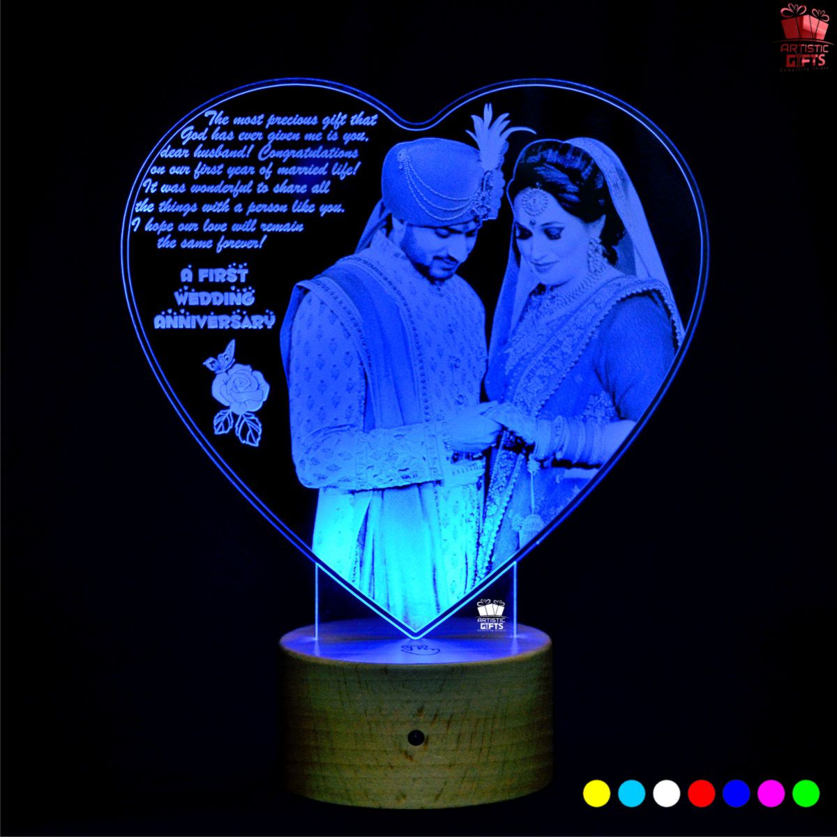 Buy Personalized Lamp Shed | Send Light Gifts India Online