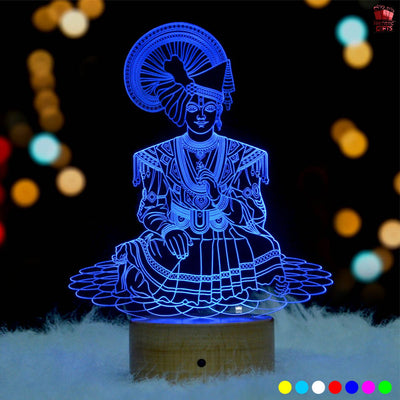 Swaminarayan 3D illusion LED Lamp
