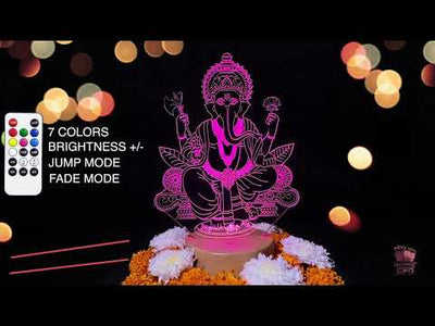 Ganesh 3D Illusion LED Lamp